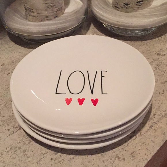 Rae Dunn Other - Rae Dunn “Love” ceramic plates. 8”.